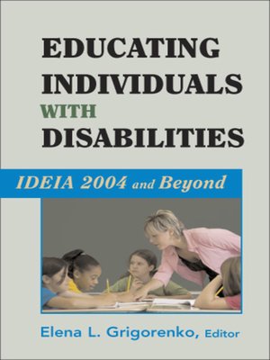 cover image of Educating Individuals with Disabilities